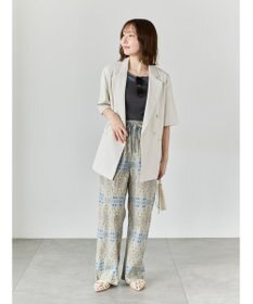 Te chichi 【接触冷感】シアー切替スクエアネックタンクトップ