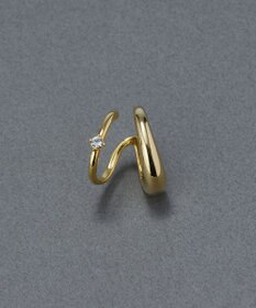 Phoebe ドレッシングビジューイヤーカフ　ゴールド/片耳