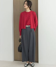 組曲 クルミボタン ニットカーディガン