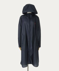 MOONBAT POLO RALPH LAUREN(ポロ ラルフローレン) ポロポニー レインコート ライトウェイト レインポンチョ  無地 フード 収納袋 レディース