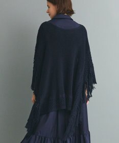 GRACE CONTINENTAL ニットフリンジケープ