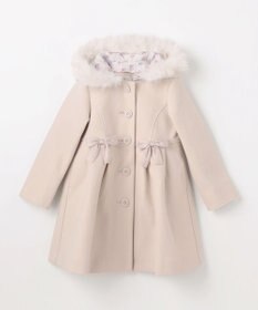 ANY KIDS 【フード取り外し可能】ウールライクコート