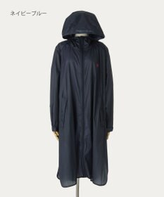 MOONBAT POLO RALPH LAUREN(ポロ ラルフローレン) ポロポニー レインコート ライトウェイト レインポンチョ  無地 フード 収納袋 レディース
