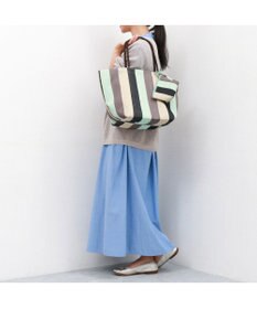 UNBILLION カシュカシュ cachecache / ウォータプルーフストライプビッグトート