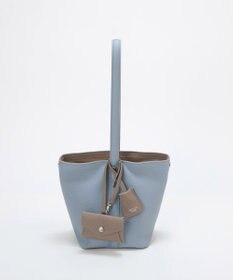 TOPKAPI 【Breath TOPKAPI】DUAL デュアル シュリンクレザー バイカラー 2way ワンハンドル ショルダーバッグ チャーム付き