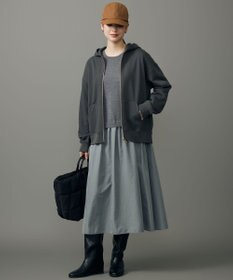 自由区 【カタログ掲載】ウールミラノ異素材 ワンピース