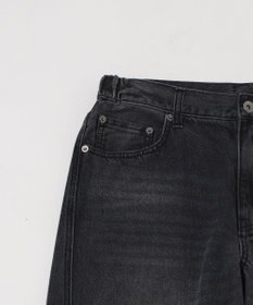 WEGO 【ウエスト調整可/SMLサイズ展開】ローライズカバーフィットフレアデニムパンツ