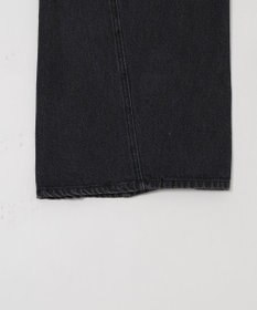 WEGO 【ウエスト調整可/SMLサイズ展開】ローライズカバーフィットフレアデニムパンツ