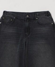 WEGO 【ウエスト調整可/SMLサイズ展開】ローライズカバーフィットフレアデニムパンツ