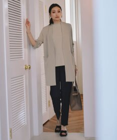 ICB 【接触冷感・UVケア・速乾・洗える】FluidBackSatin ドロストパンツ