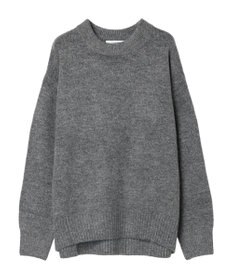 Green Parks ｆｕｗａっとメランジ前後差ニットプルオーバー