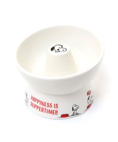 PET PARADISE スヌーピー 早食い防止 高さのある フードボウル