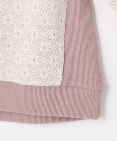 組曲 KIDS 【110-140㎝】 フロストフラワージャガード トレーナー