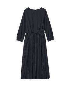 YECCA VECCA ジョーゼットプリーツワンピース