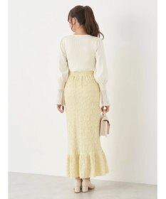 earth music&ecology 袖ポイントニットプルオーバー