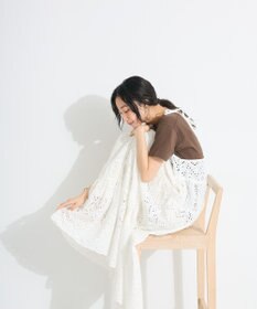 CRAFT STANDARD BOUTIQUE インド綿シフリー切り替えティアードキャミワンピース