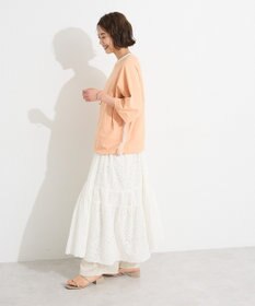 CRAFT STANDARD BOUTIQUE インド綿シフリー切り替えティアードキャミワンピース