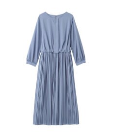 YECCA VECCA ジョーゼットプリーツワンピース