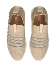 Bridget Birkin 【Bridget Birkin】ビジューニットヒールアップスニーカー