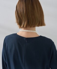 YECCA VECCA ジョーゼットプリーツワンピース