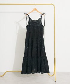 CRAFT STANDARD BOUTIQUE インド綿シフリー切り替えティアードキャミワンピース