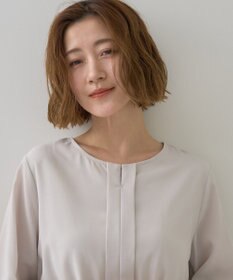 YECCA VECCA ジョーゼットプリーツワンピース