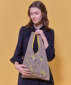 TOCCA 【A4サイズ対応・一部カラー撥水】BOUQUET DE REVE ECO BAG エコバッグ ベージュ系