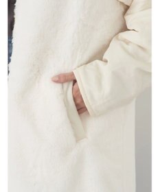 earth music&ecology ファー＆キルティングリバーシブルコート