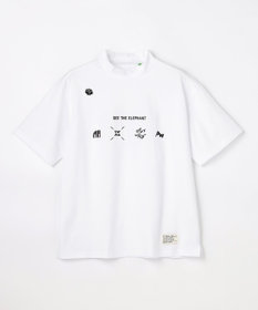 PW CIRCULUS 【WOMEN】アニマルグラフィックモックネック  ゴルフウェア レディース