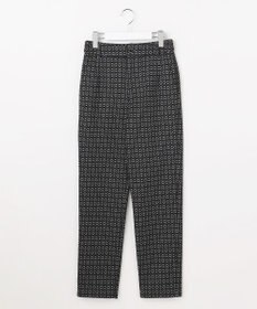 23区GOLF 【WOMEN】裏起毛ジャージーパンツ ストレッチ モノグラム 上品スタイル