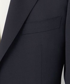 GOTAIRIKU オールシーズン対応【御幸毛織】WOOL×SOLOTEX ストレッチスーツ（ネイビー無地）