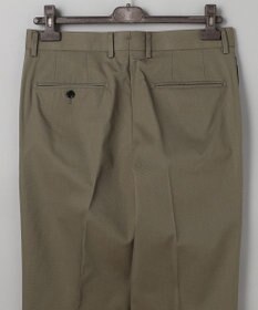 GOTAIRIKU 仕事で着られる綿パン【吸水速乾/ストレッチ/折り目加工】クールマックスコットンパンツ_ノータック（26年モデル）
