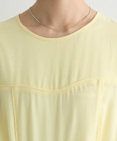 Green Parks ボリュームスリーブティアードワンピース