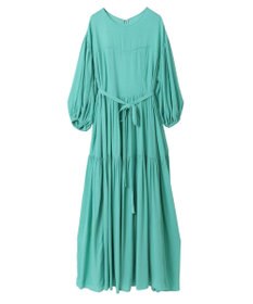 Green Parks ボリュームスリーブティアードワンピース