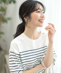 ANY SIS 【接触冷感・UVケア】フロント切替 プルオーバー