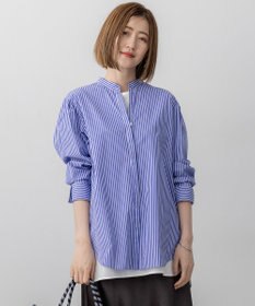 23区 L 【滝沢眞規子さん着用/mi-molletコラボ/洗える】CANCLINI デザイン シャツ