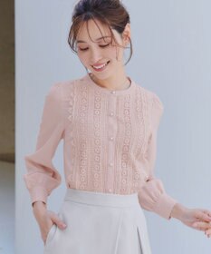 Tiaclasse L 【新色追加】レースブラウス