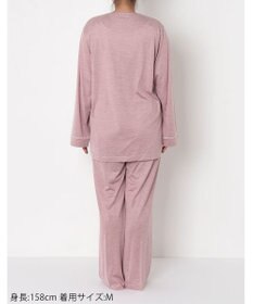 ワコール／睡眠科学 【パジャマ】　長袖　長ズボン　シルク　絹100%　天竺素材　睡眠科学／ワコール　YDX546