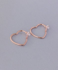 Phoebe ビックオープンハートイヤリング　ローズゴールド