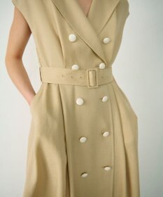 GRACE CONTINENTAL テーラーフレアワンピース