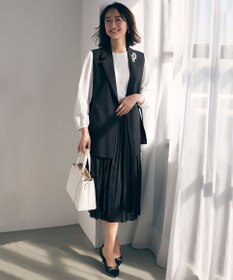 ANY SIS 【洗える】シャイニープリーツ スカート