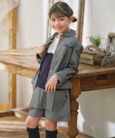 組曲 KIDS 【110-140㎝】【接触冷感・UVカット】サラリとヨークデザイン トップス