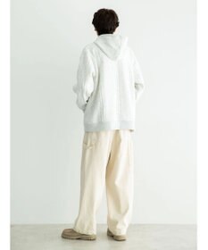 CRAFT STANDARD BOUTIQUE ケーブル柄カットパーカー2