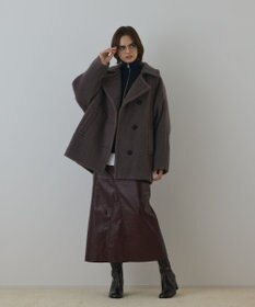 GRACE CONTINENTAL ハーフジップニットトップ