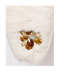 UNBILLION カシュネ cache nez / ビジュー付エコファーティペット