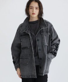 Green Parks ■ESCAR デニムコード刺繍ジャケット