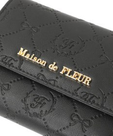 Maison de FLEUR カラーモノグラムウォレット