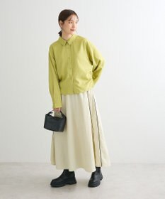 Green Parks ナイロンラインフレアスカート