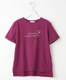 ANY SIS L ロゴ刺繍 Tシャツ