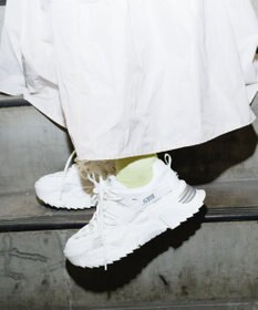 STEVE MADDEN KINGDOM ボリュームソールダブルレースアップスニーカー